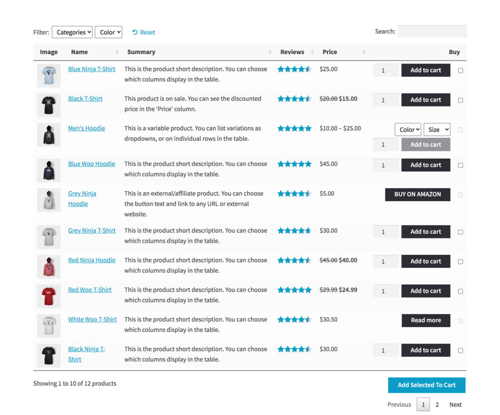 WooCommerce Wholesale Pro by Barn2 – wholesale product table