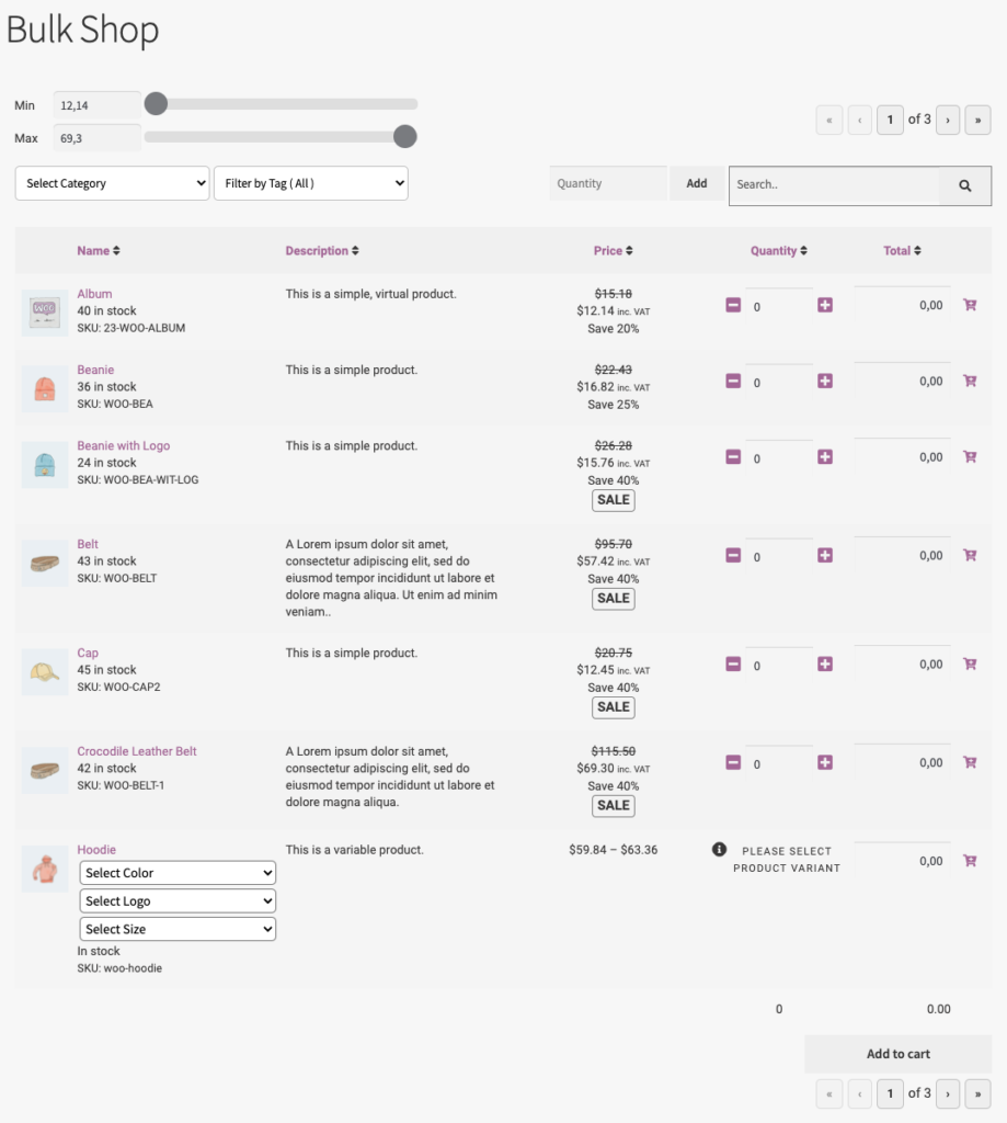 Roles & Rules B2B by Consortia – bulk shop pricing