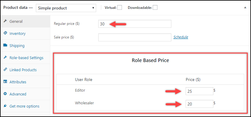 ELEX WooCommerce Role Based Pricing – guest user controls