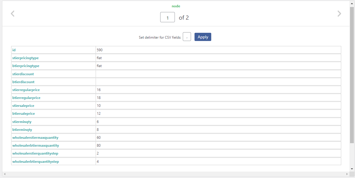 Reviewing detected fields in WP All Import