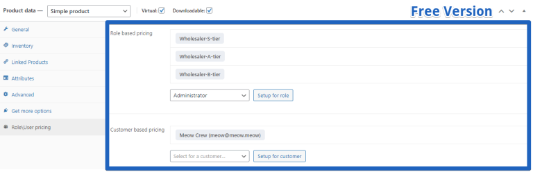 Multiple rules per product